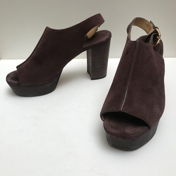 michael kors chunky heel